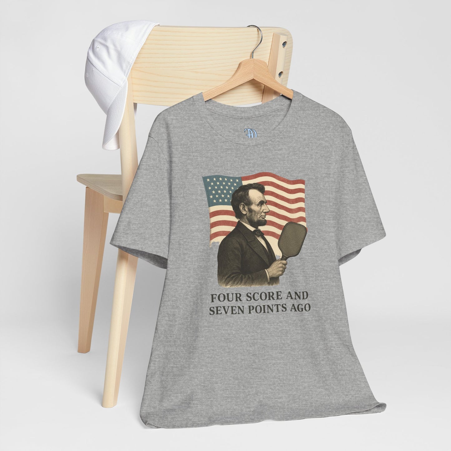 Unisex Tee - Abe Lincoln Pickleball Design
