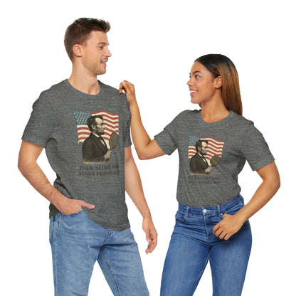 Unisex Tee - Abe Lincoln Pickleball Design