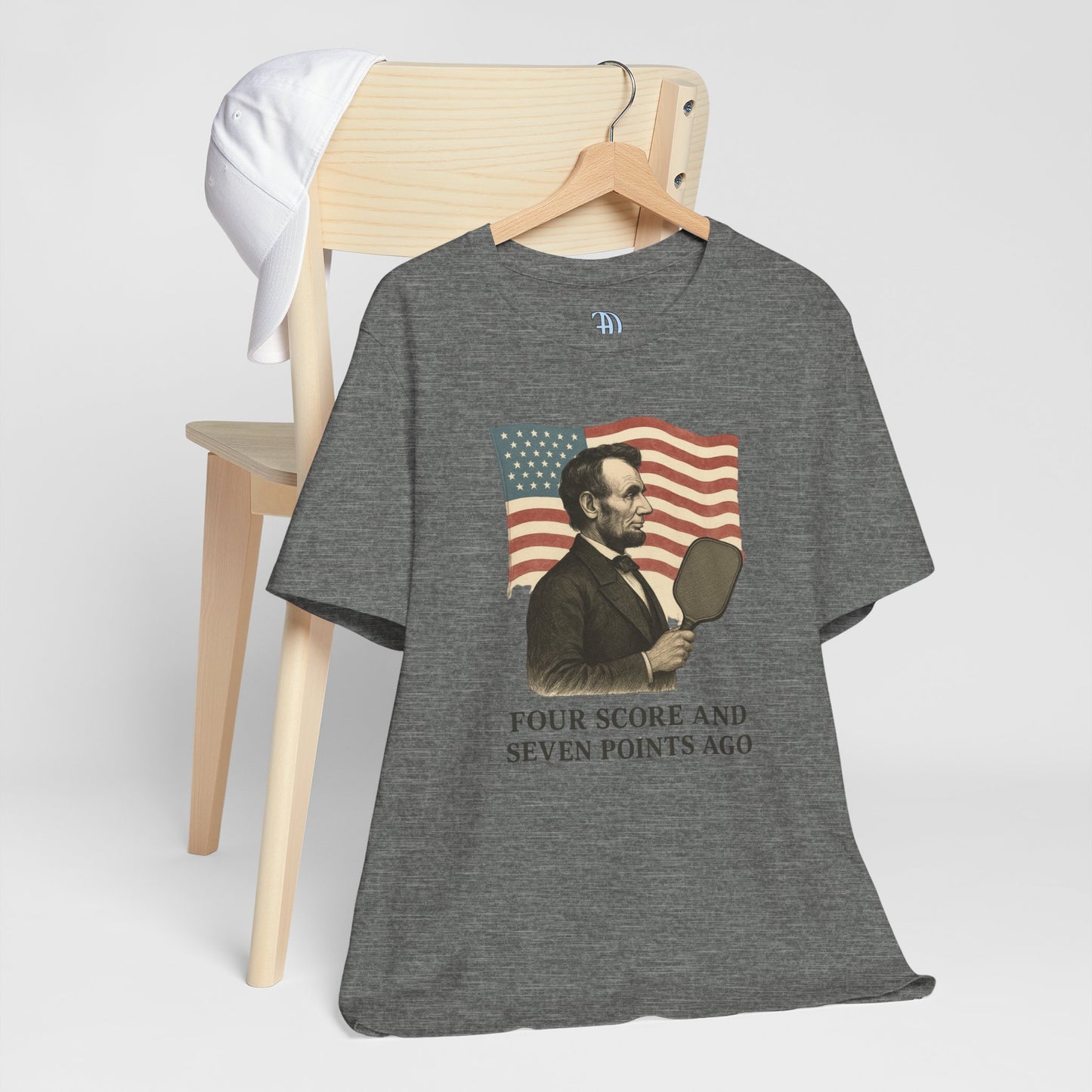 Unisex Tee - Abe Lincoln Pickleball Design