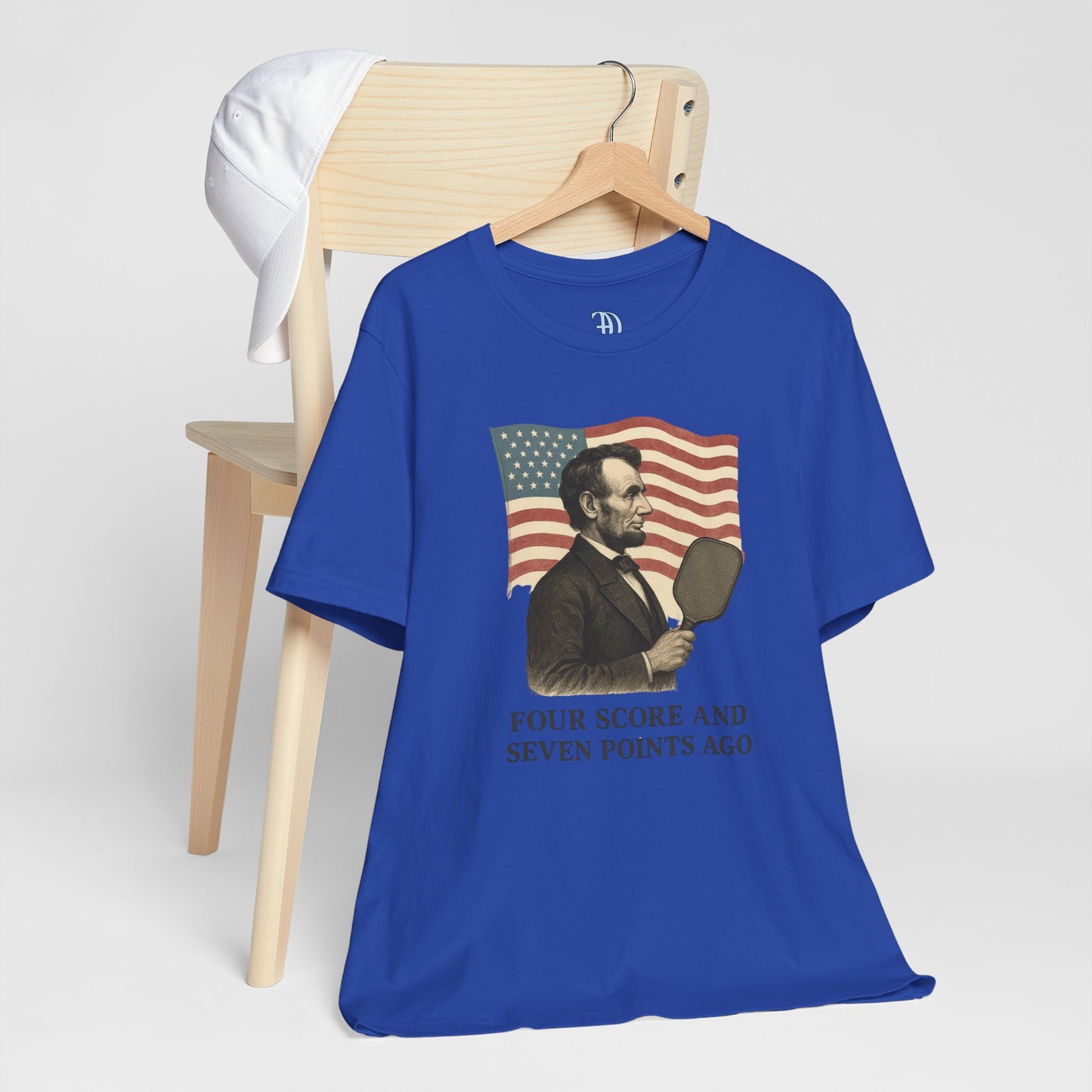 Unisex Tee - Abe Lincoln Pickleball Design