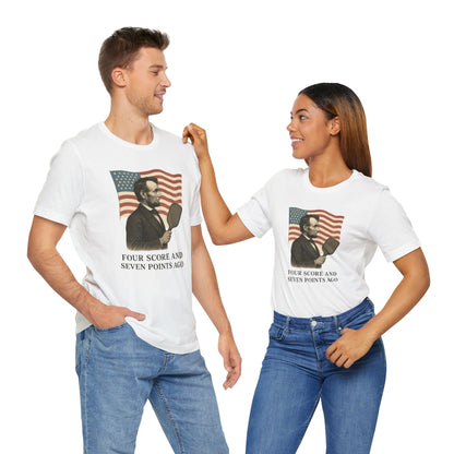 Unisex Tee - Abe Lincoln Pickleball Design
